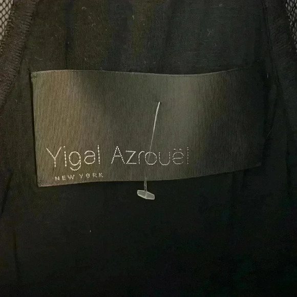 Yigal Azrouel waffle Fit and Flare mesh dress Medium - Picture 4 of 7